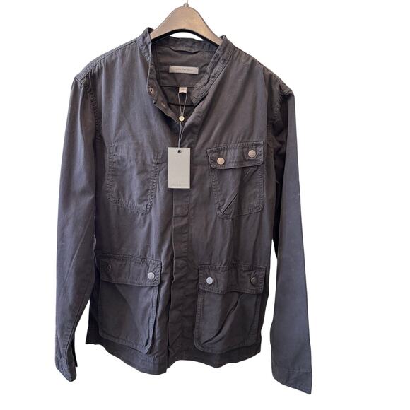 NWT John Varvatos Men's Black DOM M65 Inspired Military Field Jacket Size 48 - Picture 3 of 9